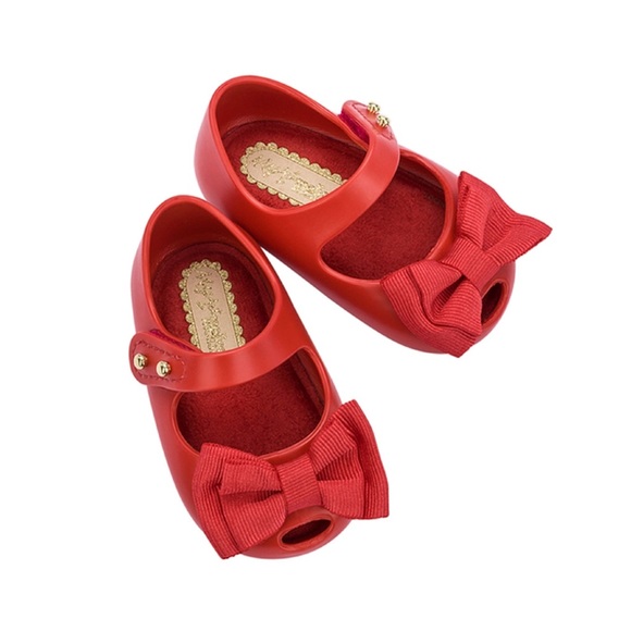 NWT MINI MELISSA My First Mini Melissa Baby Ultragirl Mary Jane Flat Size 3 - Picture 4 of 15